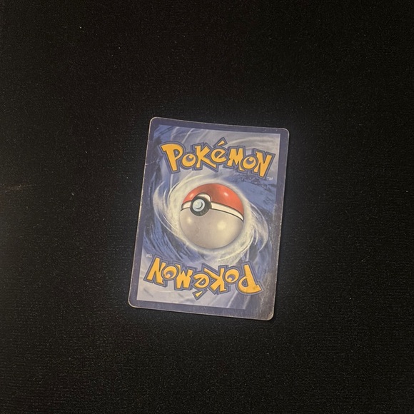 Pokemon Trading Card with Blue and Red Design